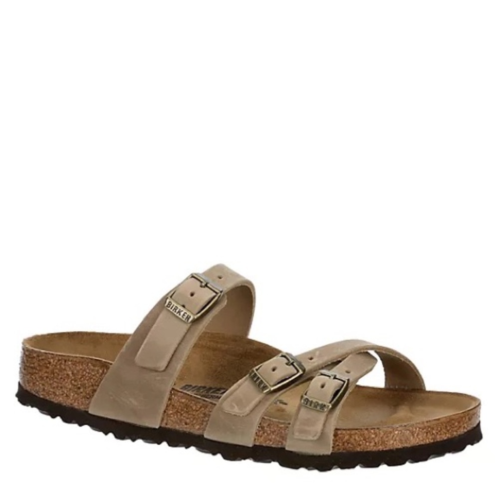 NIB Birkenstock Franca Tobacco Oiled Leather Narrow Width | Size 10 / EU41
